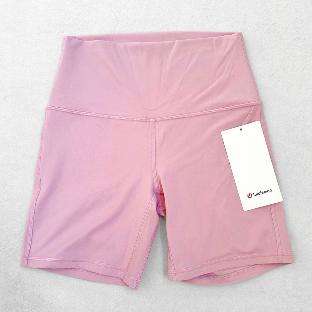 NWT Lululemon Align High-Rise Short 6” – Pink Haze – Size 6 - Picture 3 of 10
